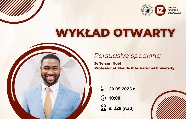 Zaproszenie na wykład prof. J.Noel