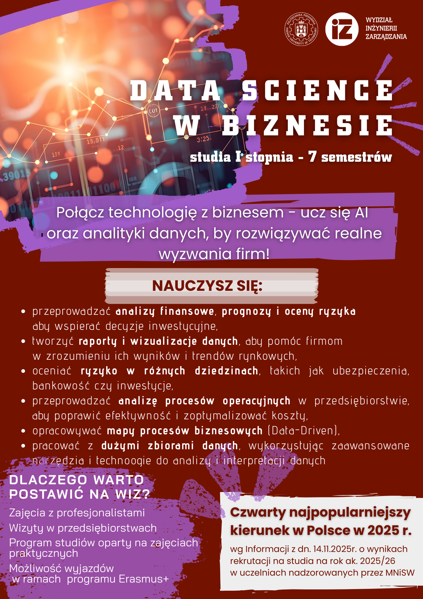 plakat - DATA SCIENCE W BIZNESIE