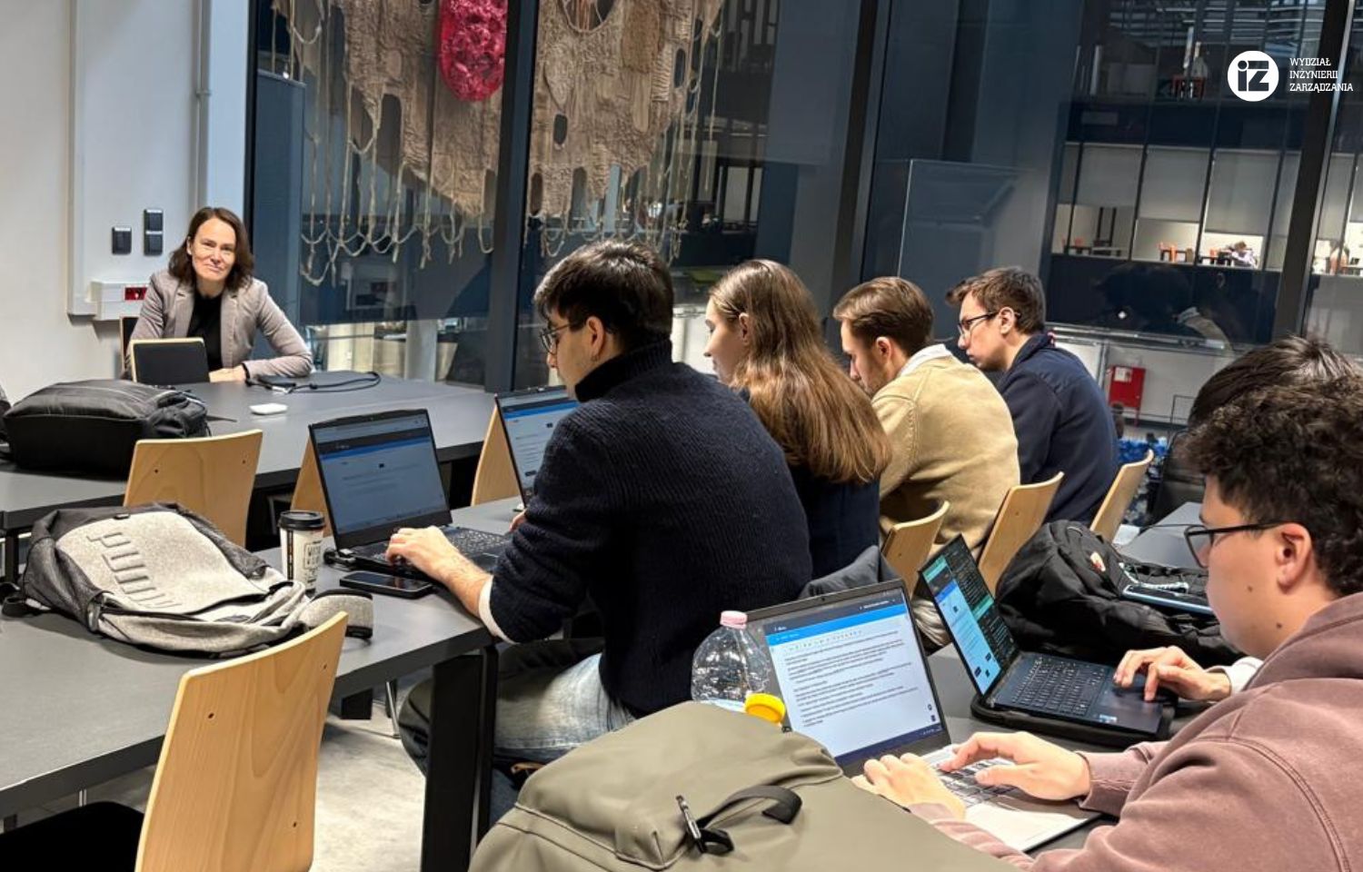 prof. Gajsek podczas zajęć