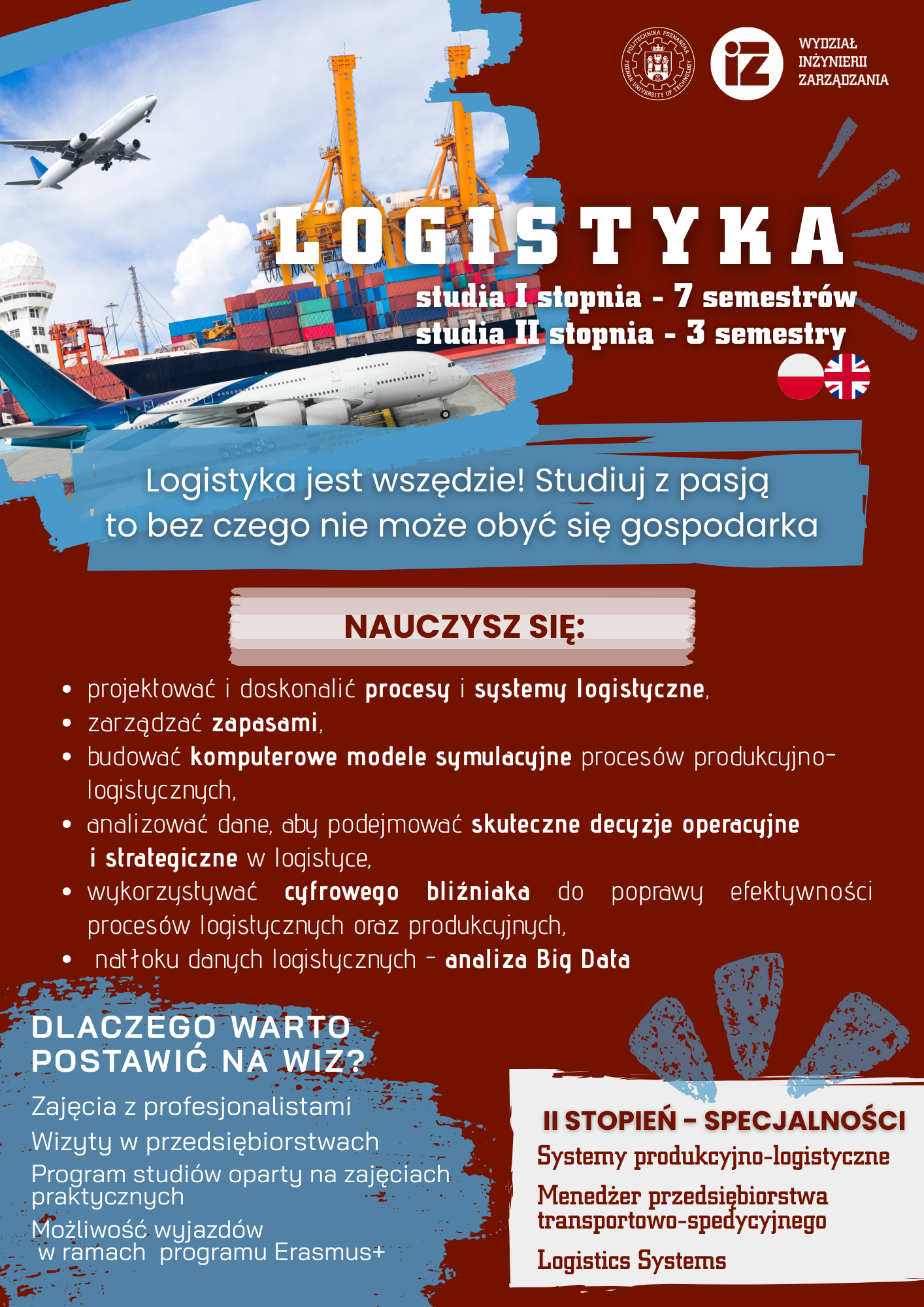 plakat - LOGISTYKA