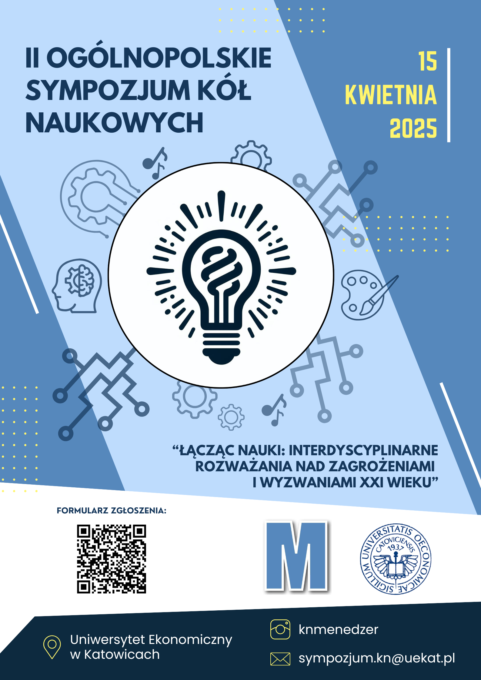 II Ogólnopolskie Sympozjum Kół Naukowych - poster informacyjny