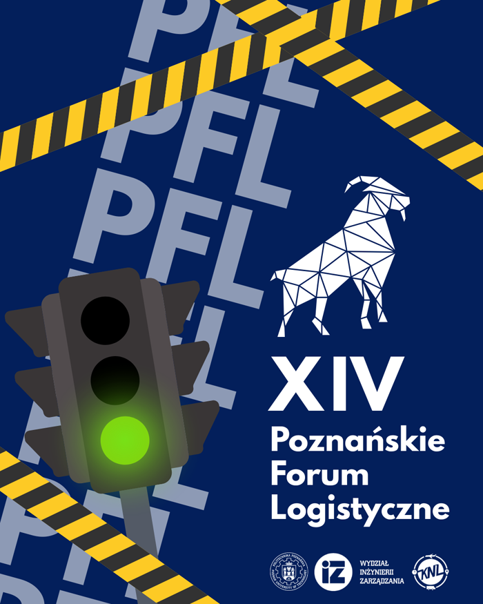 Plakat promujący 14 Poznańskie Forum Logistyczne 