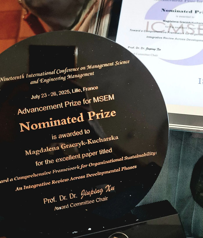 Zdjęcie nagrody Nominated Prize