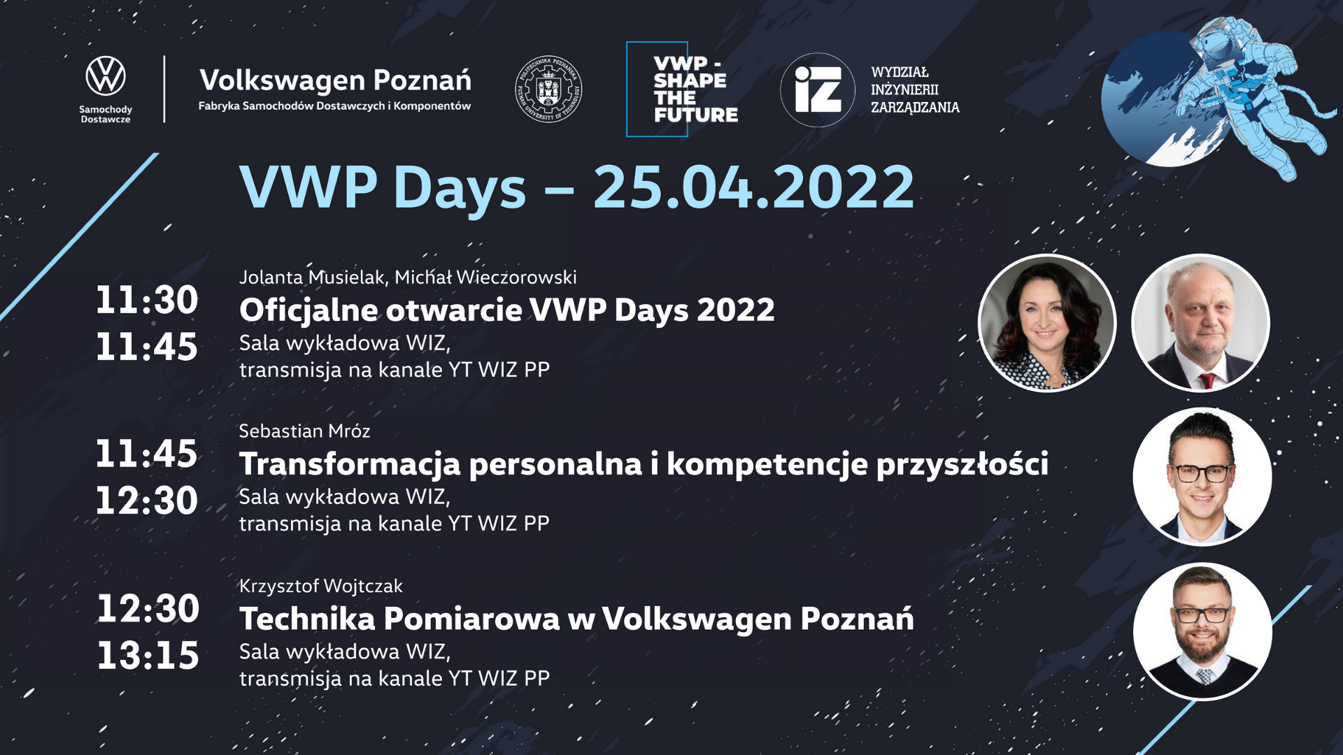 VWP Days agenda