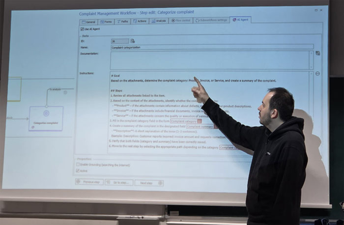 Zdjęcie z wydarzenia "AI w automatyzacji procesów biznesowych"