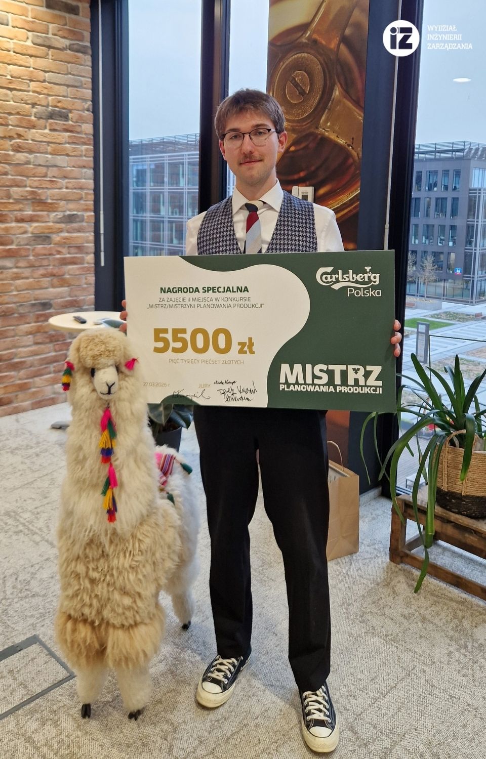 Leszek Chmielewski z nagrodą