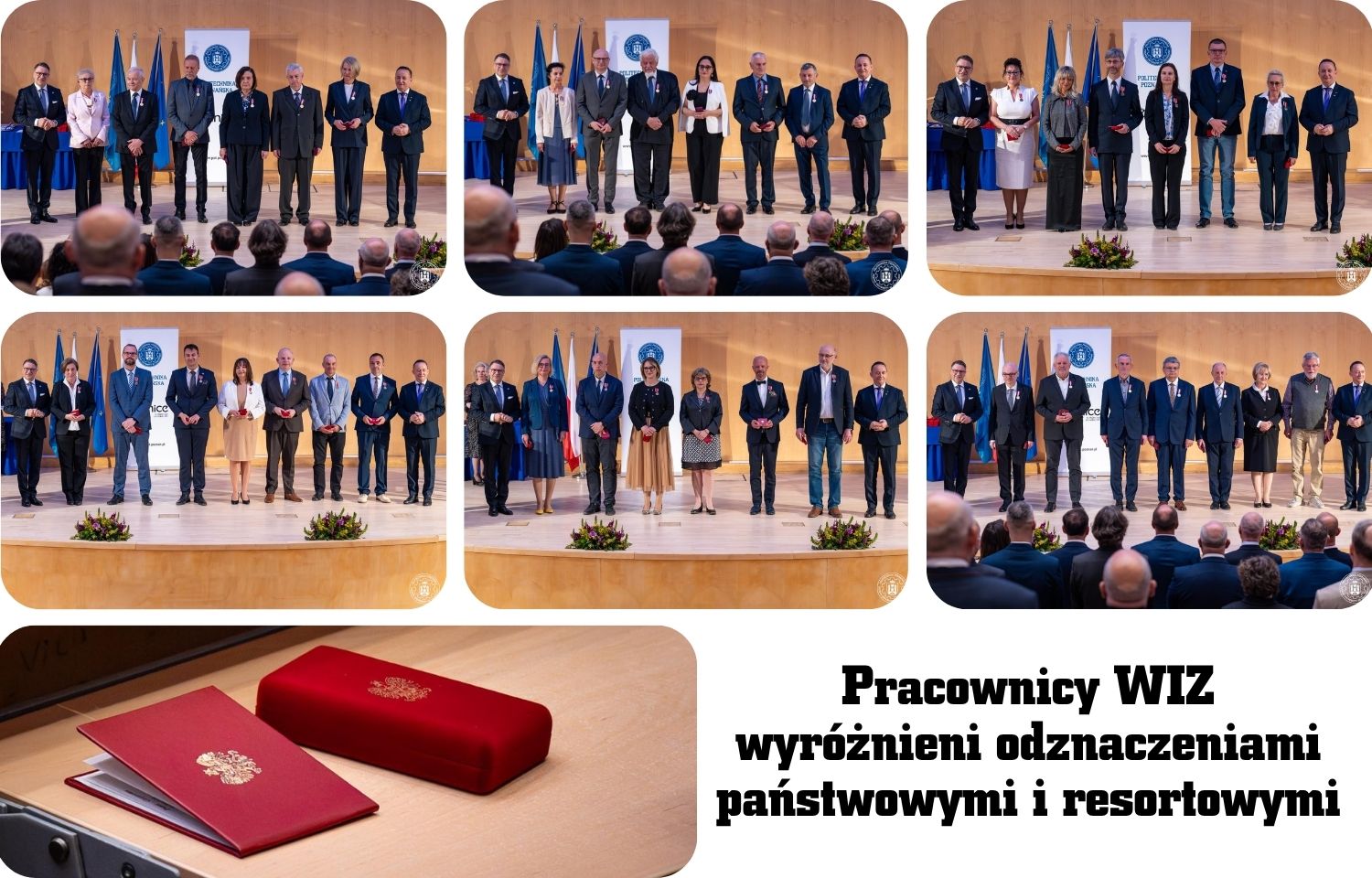 Pracownicy WIZ nagrodzeni odznaczeniami państwowymi i resortowymi