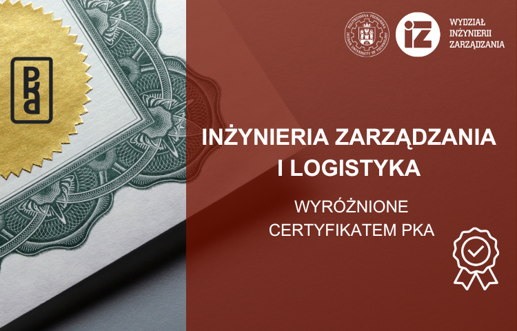 certyfikat PKA dla inżynierii zarządzania i logistyki