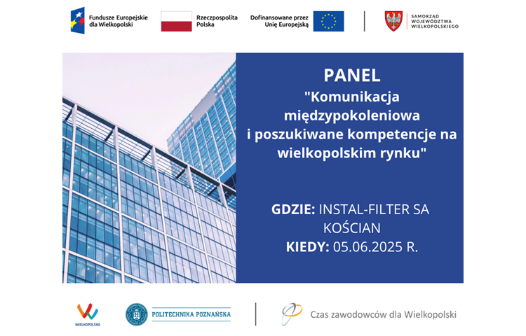 plakat promujący panel