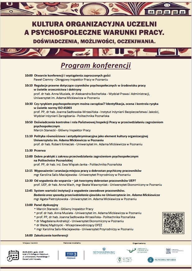 program konferencji