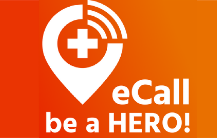 eCall be a Hero - plakat