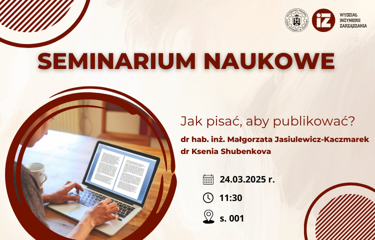 zaproszenie na seminarium naukowe WIZ