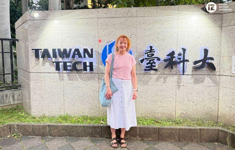 Wizyta prodziekan dr inż. Joanny Oleśków-Szłapki w NTUST, Tajwan
