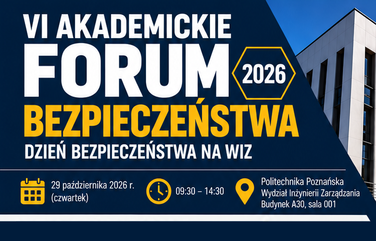 Kafelek informujący o 6 akademickim forum bezpieczeństwa