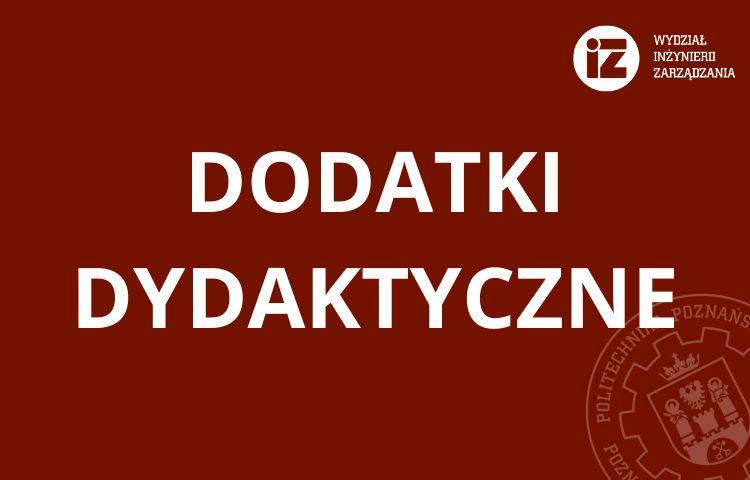 dodatki dydaktyczne