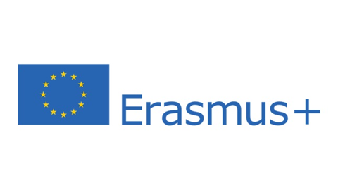 Logo Flaga Unii and Erasmus plus