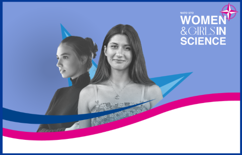 Grafika reklamująca inicjatywę Women&Girls in Science 2026, NATO
