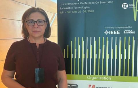 dr Oksana Erdeli na konferencji SpliTech