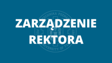 Zarządzenie Rektora