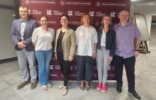 Zdjęcie grupowe pracowników Wydziału Inżynierii Zarządzania z goścmi z Abylkas Saginov Karaganda Technical University