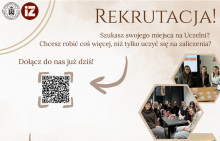 Kafelek promujący rekrutację do koła studenckiego Entrepreneurship and Cultural Communication