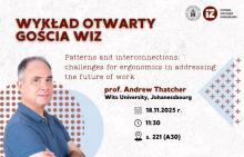 Wykład otwarty prof. Andrew Thatchera
