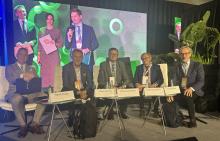 Zdjęcie uczestników panelu Poznańskiegi Kongresu Gospodarczego