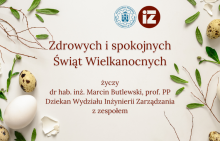 Życzenia od Dziekana WIZ