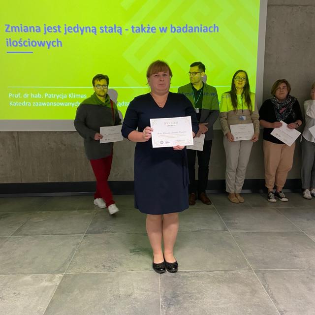 Zdjęcie uczestników seminarium Wydziału Inżynierii Zarządzania w dniu 19 maja 2025 roku.