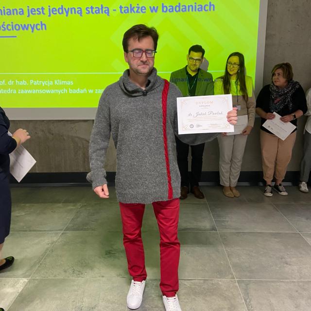 Zdjęcie uczestników seminarium Wydziału Inżynierii Zarządzania w dniu 19 maja 2025 roku.