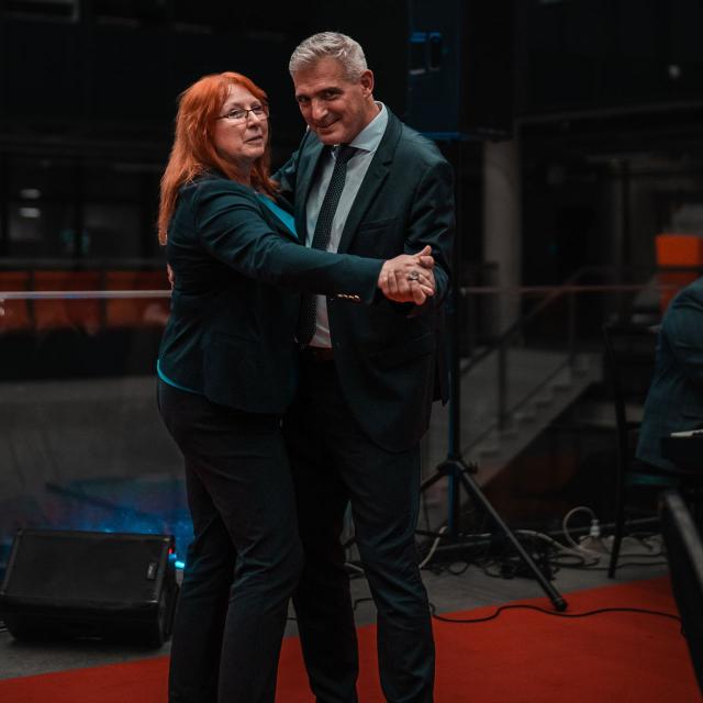 Zdjęcie z gali konferencji 70 lat nauk o zarządzaniu na Politechnice Poznańskiej