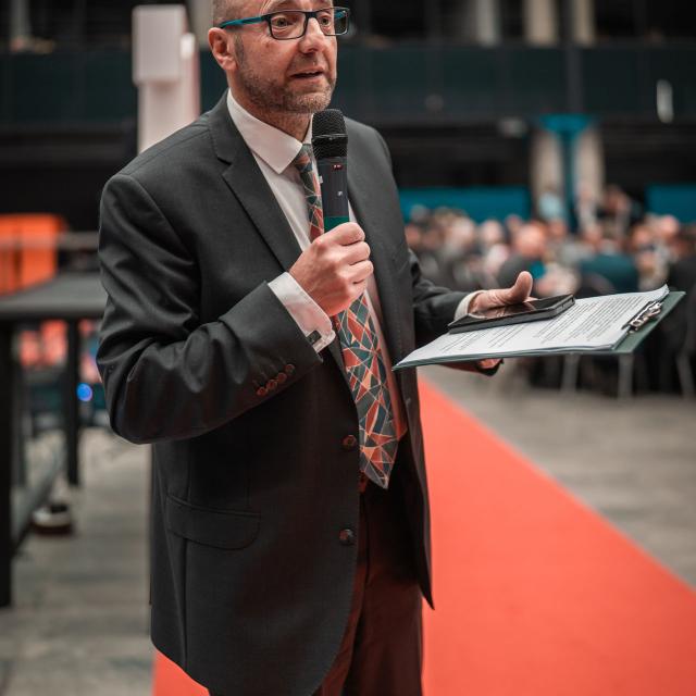 Zdjęcie z gali konferencji 70 lat nauk o zarządzaniu na Politechnice Poznańskiej
