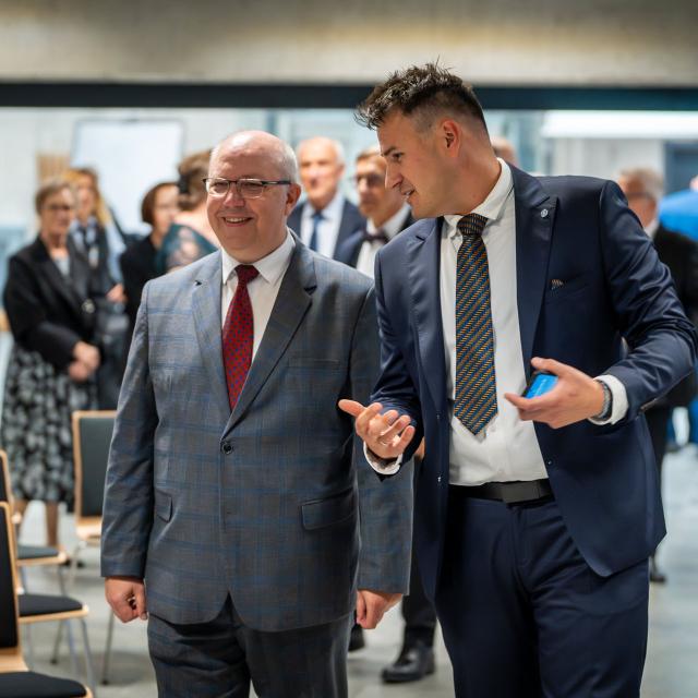 Zdjęcie z gali konferencji 70 lat nauk o zarządzaniu na Politechnice Poznańskiej