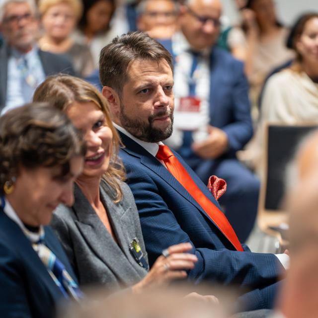 Zdjęcie z gali konferencji 70 lat nauk o zarządzaniu na Politechnice Poznańskiej