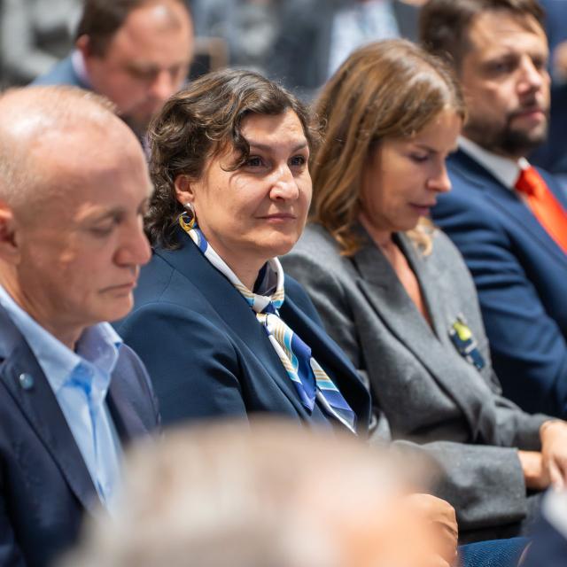 Zdjęcie z gali konferencji 70 lat nauk o zarządzaniu na Politechnice Poznańskiej
