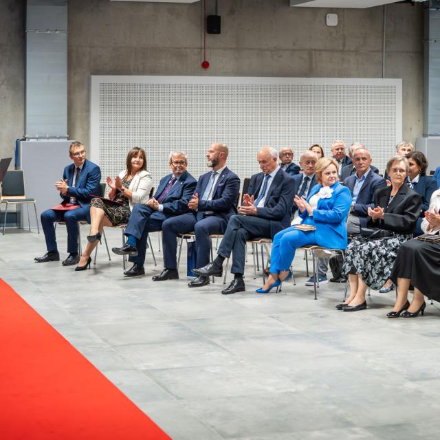 Zdjęcie z gali konferencji 70 lat nauk o zarządzaniu na Politechnice Poznańskiej