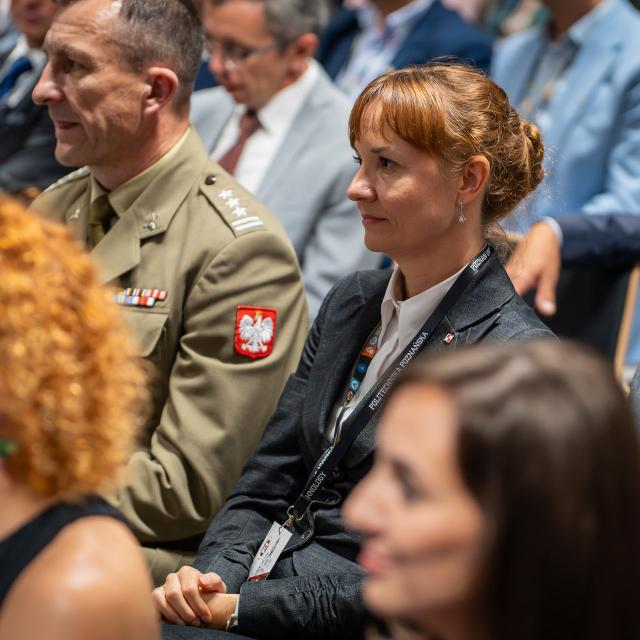 Zdjęcie z gali konferencji 70 lat nauk o zarządzaniu na Politechnice Poznańskiej