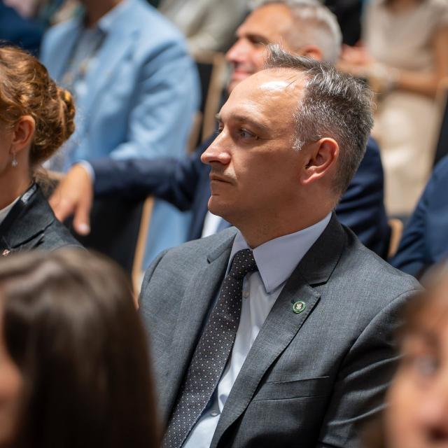 Zdjęcie z gali konferencji 70 lat nauk o zarządzaniu na Politechnice Poznańskiej