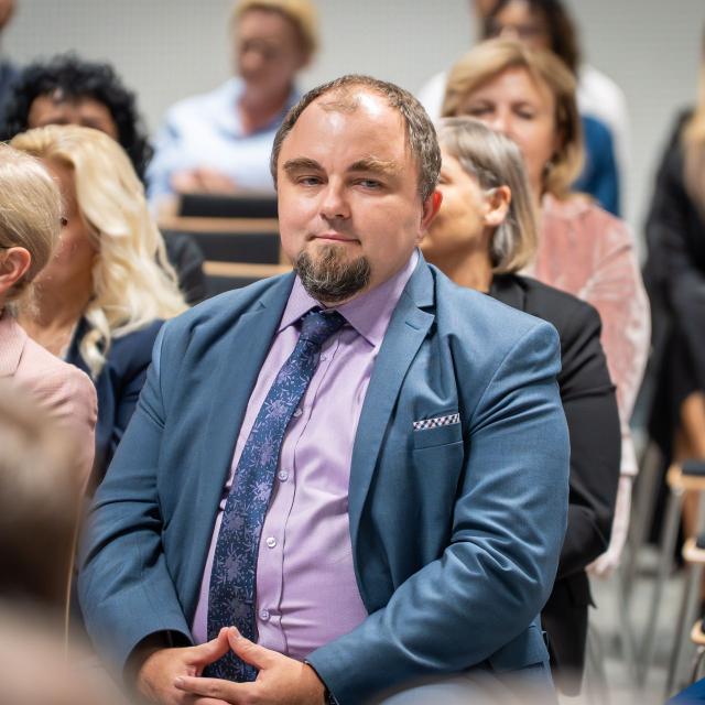 Zdjęcie z gali konferencji 70 lat nauk o zarządzaniu na Politechnice Poznańskiej