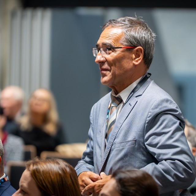 Zdjęcie z gali konferencji 70 lat nauk o zarządzaniu na Politechnice Poznańskiej