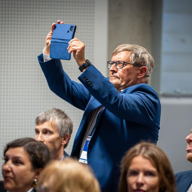 Zdjęcie z gali konferencji 70 lat nauk o zarządzaniu na Politechnice Poznańskiej