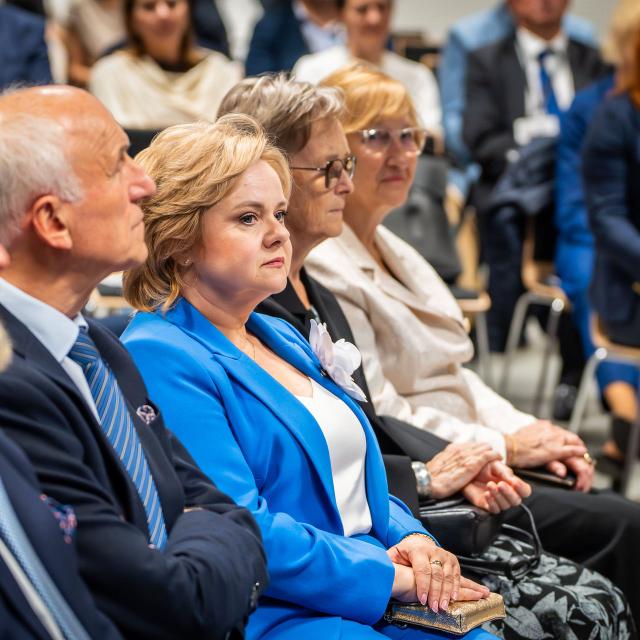 Zdjęcie z gali konferencji 70 lat nauk o zarządzaniu na Politechnice Poznańskiej