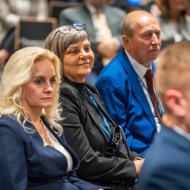 Zdjęcie z gali konferencji 70 lat nauk o zarządzaniu na Politechnice Poznańskiej