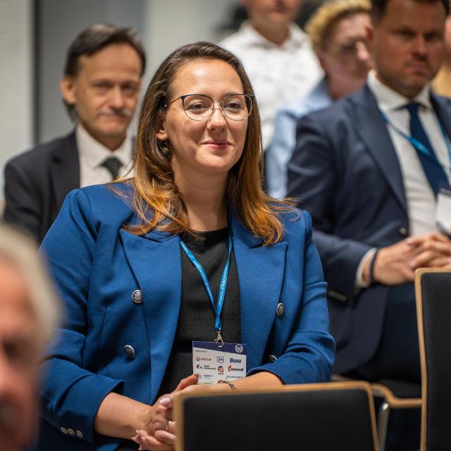Zdjęcie z gali konferencji 70 lat nauk o zarządzaniu na Politechnice Poznańskiej