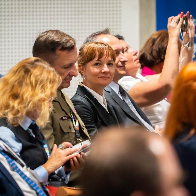 Zdjęcie z gali konferencji 70 lat nauk o zarządzaniu na Politechnice Poznańskiej