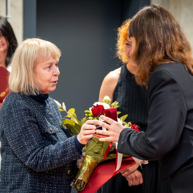 Zdjęcie z gali konferencji 70 lat nauk o zarządzaniu na Politechnice Poznańskiej