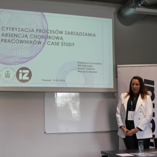 Zdjęcie z sesji tematycznej konferencji