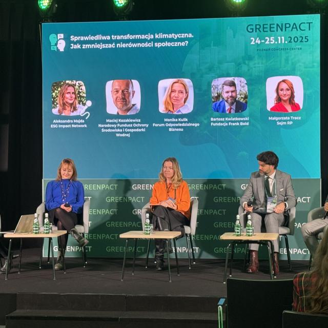 Zdjęcie wykonane podczas konferencji GREENPACT 2025