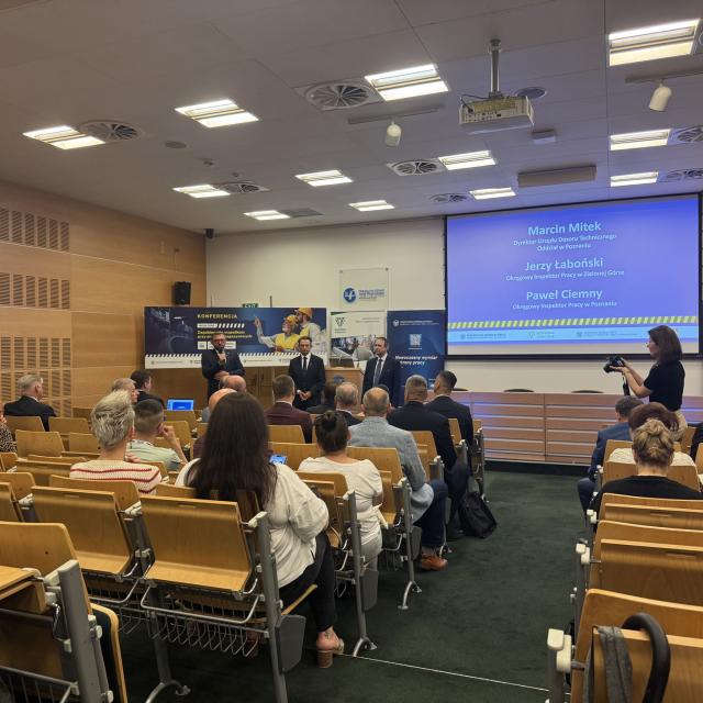 Zdjęcie podczas prezentacji na Targach ITM